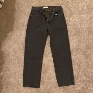 STILL HERE BUTTON FLY STRAIGHT JEAN